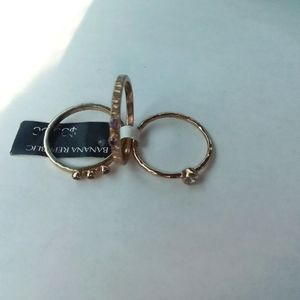 ÑWT BANANA REPUBLIC trio rings ring jewelry
